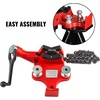 image:imageMophorn Screw Bench Chain Vise 18 to 5Inch Pipe Capacity Heavy Duty Bench Chain Pipe Vise with Crank Handle NeopreneCoated Jaw Cast Iron Material Ideal for a Variety of Pipes18  5 Bench Mount
