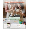image:imageVEVOR 11in Pottery Wheel for Adults Beginners 450W Ceramic Wheel Forming Machine With LCD Touch Screen Adjustable 60300RPM Speed Handle and Foot Pedal Control 32PCS Accessory Tools Kit Craft Gift6inSquare