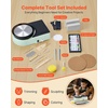 image:imageVEVOR 11in Pottery Wheel for Adults Beginners 450W Ceramic Wheel Forming Machine With LCD Touch Screen Adjustable 60300RPM Speed Handle and Foot Pedal Control 32PCS Accessory Tools Kit Craft Gift6inSquare