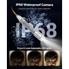 image:imageVEVOR 2026 Upgraded Sewer Camera with WiFi 984ft30m Drain Pipeline Camera IP68 Snake Plumbing Cameras with Light 12 LEDS Wireless WiFi Connectivity to PhoneTablet for Sewer Duct Pipe Inspection656ft20m