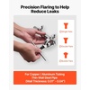 image:imageVEVOR 316 Brake Line Repair Kit 45 Single Brake Line Flaring Tool Kit 25FT CopperCoated Brake Line with 20 Fittings amp 2 Unions 3in1 Tube Bender 14 516 38 Tube Cutter Included31612
