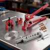 image:imageVEVOR 316 Brake Line Repair Kit 45 Single Brake Line Flaring Tool Kit 25FT CopperCoated Brake Line with 20 Fittings amp 2 Unions 3in1 Tube Bender 14 516 38 Tube Cutter Included31658