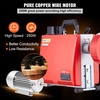 image:imageVEVOR 66FT x 58 Inch Drain Cleaner Machine 250W Electric Sewer Snake Auger Manual Feed  with 7 Cutters 2 Steel Cables 66 x 58 and 15 x 38amp CWCCW Control for 16 to 4 PipesRed