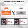 image:imageVEVOR 66FT x 58 Inch Drain Cleaner Machine 250W Electric Sewer Snake Auger Manual Feed  with 7 Cutters 2 Steel Cables 66 x 58 and 15 x 38amp CWCCW Control for 16 to 4 PipesRed