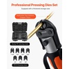 image:imageVEVOR 7PCS Pressing Jaws 14 to 118  Compatible with RLS Copper Pipes Work with 32KN Standard Press Tools for High Pressure HVACR Applications  with Case32KNR 143812583478118inch