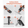 image:imageVEVOR 7PCS Pressing Jaws 14 to 118  Compatible with RLS Copper Pipes Work with 32KN Standard Press Tools for High Pressure HVACR Applications  with Case32KNVMP 12341inch