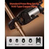 image:imageVEVOR 7PCS Pressing Jaws 14 to 118  Compatible with RLS Copper Pipes Work with 32KN Standard Press Tools for High Pressure HVACR Applications  with Case32KNPress 12341114inch