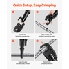 image:imageVEVOR 7PCS Pressing Jaws 14 to 118  Compatible with RLS Copper Pipes Work with 32KN Standard Press Tools for High Pressure HVACR Applications  with Case24KNVMP 34inch