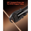 image:imageVEVOR 7PCS Pressing Jaws 14 to 118  Compatible with RLS Copper Pipes Work with 32KN Standard Press Tools for High Pressure HVACR Applications  with Case24KNR 38inch