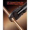 image:imageVEVOR 7PCS Pressing Jaws 14 to 118  Compatible with RLS Copper Pipes Work with 32KN Standard Press Tools for High Pressure HVACR Applications  with Case24KNR 78inch