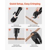 image:imageVEVOR 7PCS Pressing Jaws 14 to 118  Compatible with RLS Copper Pipes Work with 32KN Standard Press Tools for High Pressure HVACR Applications  with Case24KNPress 12inch