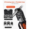 image:imageVEVOR 7PCS Pressing Jaws 14 to 118  Compatible with RLS Copper Pipes Work with 32KN Standard Press Tools for High Pressure HVACR Applications  with Case32KNVMP 12341inch
