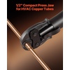 image:imageVEVOR 7PCS Pressing Jaws 14 to 118  Compatible with RLS Copper Pipes Work with 32KN Standard Press Tools for High Pressure HVACR Applications  with Case24KNR 12inch
