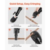 image:imageVEVOR 7PCS Pressing Jaws 14 to 118  Compatible with RLS Copper Pipes Work with 32KN Standard Press Tools for High Pressure HVACR Applications  with Case24KNR 12inch