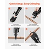 image:imageVEVOR 7PCS Pressing Jaws 14 to 118  Compatible with RLS Copper Pipes Work with 32KN Standard Press Tools for High Pressure HVACR Applications  with Case24KNPress 34inch