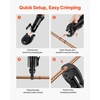 image:imageVEVOR 7PCS Pressing Jaws 14 to 118  Compatible with RLS Copper Pipes Work with 32KN Standard Press Tools for High Pressure HVACR Applications  with Case24KNPress 12341inch