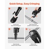 image:imageVEVOR 7PCS Pressing Jaws 14 to 118  Compatible with RLS Copper Pipes Work with 32KN Standard Press Tools for High Pressure HVACR Applications  with Case24KNVMP 12inch