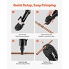 image:imageVEVOR 7PCS Pressing Jaws 14 to 118  Compatible with RLS Copper Pipes Work with 32KN Standard Press Tools for High Pressure HVACR Applications  with Case24KNR 38inch