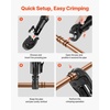 image:imageVEVOR 7PCS Pressing Jaws 14 to 118  Compatible with RLS Copper Pipes Work with 32KN Standard Press Tools for High Pressure HVACR Applications  with Case24KNR 78inch