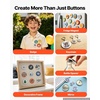 image:imageVEVOR Button Maker Machine 125225 Multiple Sizes Badge Punch Press Kit3100