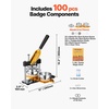 image:imageVEVOR Button Maker Machine 125225 Multiple Sizes Badge Punch Press Kit3100