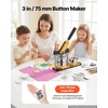 image:imageVEVOR Button Maker Machine 125225 Multiple Sizes Badge Punch Press Kit3100