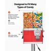 image:imageVEVOR Candy Vending Machine Four Compartment Candy Vending Machine with Stand Gumball amp Candies Vendings Machines with Adjustable Height Vintage Candies Dispenser for Shop Arcade Family GatheringRed