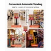 image:imageVEVOR Candy Vending Machine Four Compartment Candy Vending Machine with Stand Gumball amp Candies Vendings Machines with Adjustable Height Vintage Candies Dispenser for Shop Arcade Family GatheringRed
