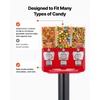 image:imageVEVOR Candy Vending Machine Four Compartment Candy Vending Machine with Stand Gumball amp Candies Vendings Machines with Adjustable Height Vintage Candies Dispenser for Shop Arcade Family GatheringRed