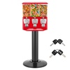 image:imageVEVOR Candy Vending Machine Four Compartment Candy Vending Machine with Stand Gumball amp Candies Vendings Machines with Adjustable Height Vintage Candies Dispenser for Shop Arcade Family GatheringRed