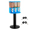 image:imageVEVOR Candy Vending Machine Four Compartment Candy Vending Machine with Stand Gumball amp Candies Vendings Machines with Adjustable Height Vintage Candies Dispenser for Shop Arcade Family GatheringBlue