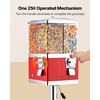image:imageVEVOR Candy Vending Machine Four Compartment Candy Vending Machine with Stand Gumball amp Candies Vendings Machines with Adjustable Height Vintage Candies Dispenser for Shop Arcade Family GatheringRed