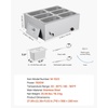 image:imageVEVOR Commercial Food Warmer 1500W Electric Stainless Steel Steam Food Warmer with Lid 6Pan Fast Heating Countertop Buffet Bain Marie with Soup amp Perforated Ladles for Catering Restaurant Party6x13Pan 48QT