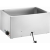 image:imageVEVOR Commercial Food Warmer 1500W Electric Stainless Steel Steam Food Warmer with Lid 6Pan Fast Heating Countertop Buffet Bain Marie with Soup amp Perforated Ladles for Catering Restaurant Party12x20 Full Pan with display