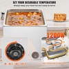 image:imageVEVOR Commercial Food Warmer 1500W Electric Stainless Steel Steam Food Warmer with Lid 6Pan Fast Heating Countertop Buffet Bain Marie with Soup amp Perforated Ladles for Catering Restaurant Party12x20 Full Pan with display