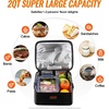 image:imageVEVOR Commercial Food Warmer 1500W Electric Stainless Steel Steam Food Warmer with Lid 6Pan Fast Heating Countertop Buffet Bain Marie with Soup amp Perforated Ladles for Catering Restaurant Party2QT