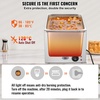 image:imageVEVOR Commercial Food Warmer 1500W Electric Stainless Steel Steam Food Warmer with Lid 6Pan Fast Heating Countertop Buffet Bain Marie with Soup amp Perforated Ladles for Catering Restaurant Party12x20 Full Pan with display