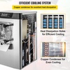 image:imageVEVOR Commercial Ice Cream Machine 1400W 2053 Gph Hard Serve Ice Cream Maker with LED Display Screen Auto ShutOff Timer One Flavors Perfect for Restaurants Snack bar SupermarketsSilver