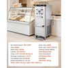 image:imageVEVOR Commercial Ice Cream Machine 1400W 2053 Gph Hard Serve Ice Cream Maker with LED Display Screen Auto ShutOff Timer One Flavors Perfect for Restaurants Snack bar SupermarketsSilver