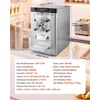 image:imageVEVOR Commercial Ice Cream Machine 1400W 2053 Gph Hard Serve Ice Cream Maker with LED Display Screen Auto ShutOff Timer One Flavors Perfect for Restaurants Snack bar SupermarketsSilver