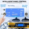 image:imageVEVOR Commercial Ice Cream Machine 1400W 2053 Gph Hard Serve Ice Cream Maker with LED Display Screen Auto ShutOff Timer One Flavors Perfect for Restaurants Snack bar SupermarketsSilver