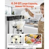 image:imageVEVOR Commercial Ice Cream Machine 1400W 2053 Gph Hard Serve Ice Cream Maker with LED Display Screen Auto ShutOff Timer One Flavors Perfect for Restaurants Snack bar SupermarketsSilver