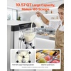 image:imageVEVOR Commercial Ice Cream Machine 1400W 2053 Gph Hard Serve Ice Cream Maker with LED Display Screen Auto ShutOff Timer One Flavors Perfect for Restaurants Snack bar SupermarketsSilver