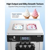 image:imageVEVOR Commercial Ice Cream Machine 21 QTH Yield Soft Serve Ice Cream MakerCountertop 3 Flavors Basic Model2026