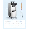 image:imageVEVOR Commercial Ice Cream Machine 21 QTH Yield Soft Serve Ice Cream MakerVertical 3 Flavors Basic Model2026