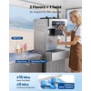 image:imageVEVOR Commercial Ice Cream Machine 21 QTH Yield Soft Serve Ice Cream MakerVertical 3 Flavors Flagship ModelNew