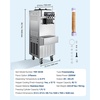 image:imageVEVOR Commercial Ice Cream Machine 21 QTH Yield Soft Serve Ice Cream MakerVertical 3 Flavors Flagship ModelNew