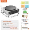 image:imageVEVOR Commercial Waffle Maker 30 Pcs Electric Stainless Steel1 Pc