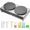 image:imageVEVOR Commercial Waffle Maker 30 Pcs Electric Stainless Steel2 Pcs