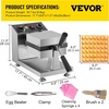 image:imageVEVOR Commercial Waffle Maker 30 Pcs Electric Stainless Steel42 Pcs
